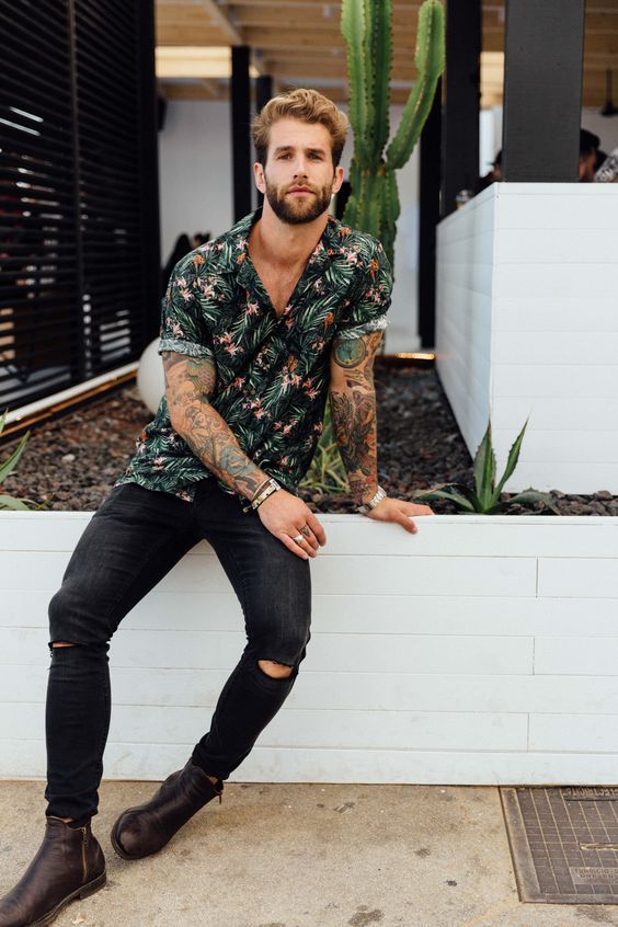 Look masculino hot sale para festa eletronica